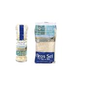 Set Sale grosso con smerigliatrice di sale 80g e ricarica sale marino celtico grosso (1kg) Les Sauniers Ile de Ré