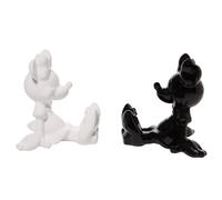 Set saliera e pepiera Dolomite artigianale dipinto a mano di Disney Minnie Mouse