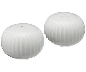 Set saliera e pepiera Kähler H5 cm Hammershøi dettagli artigianali danesi, bianco