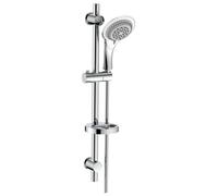 Set saliscendi con doccia 5 funzioni con portasapone (70,8cm) MENELAO Cromo SAP