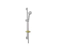 SET SALISCENDI DOCCIA 2 GETTI ""CROMETTA 85"" CON PORTASAPONE Cromo