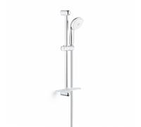 Set saliscendi doccia con portasapone tempesta 100 a 3 Getti cromo