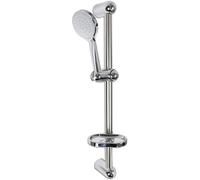 Set Saliscendi Doccia Cromato con Soffione 8 cm e Tubo 180 cm 69135