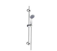 Set saliscendi MALI asta per doccia 72 cm metallo cromato con doccetta 3 getti
