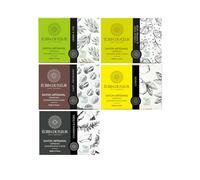 Set Saponi Artigianali Biologici Écrin de Fleur - Viso & Corpo, Metodo a Freddo con Glicerina Naturale, Fatti a Mano in Francia, Certificati COSMOS Organic & Nature et Progrès, 5 x 90g (450g)