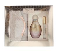 Set Sarah Jessica Parker: Lovely You, Eau De Parfum, da donna, 100 ml + Lovely You, Eau De Parfum, da donna, 10 ml + Lovely You, borsetta in tessuto,