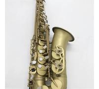 Set Sassofono Con Classic 54 Structure Upgrade Sassofono Contralto A Doppia Costola Simulazione Rame Antico Satinato SAX Professionale(Bag A)