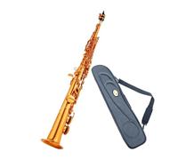 Set Sassofono Con Ottone Dritto Sassofono Treble Sassofono Sib Si Bemolle Strumento A Fiato In Legno Conchiglia Naturale Chiave Intagliata Modello