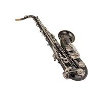 Set Sassofono Con Sassofono Tenore Sib Tone Black Nickel Silver Key Sax Con Custodia E Guanti(Bag B)