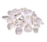 Set Sassolini Artificiali Decorativi Bianchi 10 kg Misure 2 3 cm