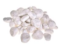 Set Sassolini Artificiali Decorativi Bianchi 10 kg Misure 3 4 cm