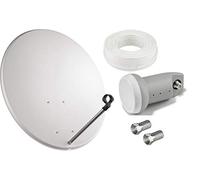 SET SATELLITE: PARABOLA 60 CM+LNB+20 METRI DI CAVO+2 SPINOTTI