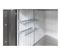 Set scaffali Biohort per mini garage incl. montante e 2 ripiani 77x26,8x14 cm Alluminio