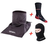 SET: scaldacollo RSA Soul + cappuccio termico RSA Heat + calzini funzionali RSA Classic XL