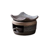 Set scaldavivande in ceramica con diffusore di profumi naturali e porta tealight, per fornello da tè in ceramica, diffusore rilassante con porta tealight per effetti calmanti