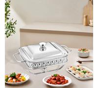 Set scaldavivande per buffet con vaschetta per l'acqua per banchetti al