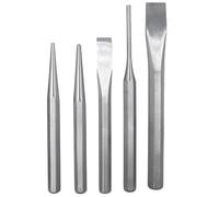 Set Scalpelli e Punzoni 5 pz. Punteruoli, Cacciaspine, Cacciachiodi per meccanico e muratore, in acciaio inossidabile Scalpelli Meccanico Muratore, Cacciachiodi e Cacciaspine, Bulino. 2385633