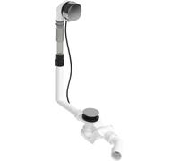 Duravit Quadroval set di troppopieno per vasca da bagno cromo 792201000001000