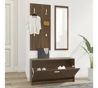 Set Scarpiere 3 in 1 rovere marrone in Legno Multistrato