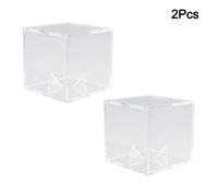 Set scatola cubo acrilico perfettamente progettato per contenere due palline da