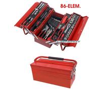 SET SCATOLA DEGLI ATTREZZI 86 PEZZI INCLUDE CRICCHETTI DA 1/2" E 1/4"