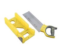 Set Scatola Per Schede E Sega - Sega A Mano Per Taglierina A Angolo Di 45° | Scatola Per Seghe Per Utensili Da Taglio | Utensile Per Il Taglio Di Battiscopa Per Linea Di Intonaco Di Falegnameria