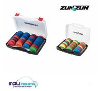 SET SCATOLA PESCA AVVOLGILENZA PER TEMINALI SURFCASTING ZUN ZUN 24 E 46 RUZZOLE