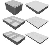 Set Scatole Organizer con Coperchi Magnetici per Gioco Terraforming Mars