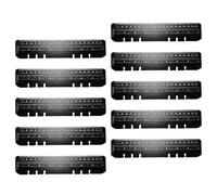 Set schede per righello per raccoglitore, schede per segnalibri per notebook a 6 fori con in centimetri e pollici, 10 per pagine appunti Pagina per notebook con righello