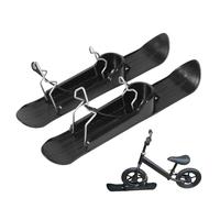 Set sci da neve - Attacco invernale per bici senza pedali in ferro-alluminio PP 53x10x9 cm | Kit da slitta con parte sicura per il divertimento, Snowfield Resort parchi all'aperto | Bambini in bicicl