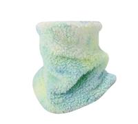 Set sciarpa e cappello in lana di agnello tie dye per uomo e donna, accessorio alla moda resistente al freddo, Colore 4 Sciarpa, Taglia unica