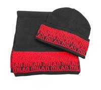 SET SCIARPA E CAPPELLO SKIPPER JACQUARD LOGATO 52% VI 30% PL 18% PA MILAN IN BOX 143569