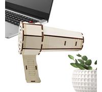 Set scientifico Asciugacapelli 3D in legno, giocattolo educativo STEM per bambini, pratico esperimento scientifico e progetto di costruzione, kit di attività educative per casa, scuola, aula,