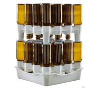 SET SCOLABOTTIGLIE 2 MODULI CON BACINELLA 32-50 BOTTIGLIE BIRRA VINO VETRO ABS