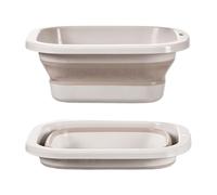 Set Scolapasta Da Cucina A Doppio Strato - Cesto Per Lavare Le Verdure E Per Frutta 2 In 1 | Colino Per Pasta Con Scolapiatti Rimovibile | Contenitore Per La Preparazione Degli Aliment