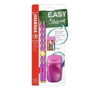 Stabilo EASYgraph S - School Set - Rosa - per Mancini - con Gomma + Temperino