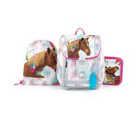 Set scolastico 3 pezzi OXYBAG Premium Light - cavallo Romantic