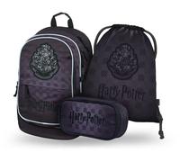 Set scolastico BAAGL Core HARRY POTTER Hogwarts nero - zaino, astuccio e sacca