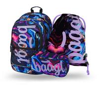 Set scolastico Baagl Core Marble - zaino, astuccio e sacca