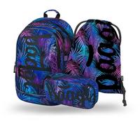 Set scolastico BAAGL Core Palm - zaino, astuccio e sacca