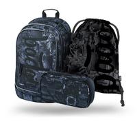 Set scolastico BAAGL Core Technic: zaino, astuccio, sacchetto