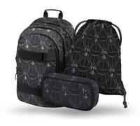 Set scolastico BAAGL skate HARRY POTTER Doni della Morte - zaino, astuccio, sacca
