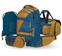 Set scolastico BAAGL Skate Max Duo: Zaino, Astuccio, Sacca, Borsa sportiva e Marsupio