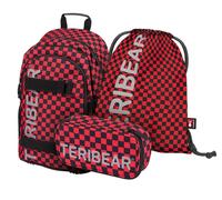 Set scolastico BAAGL Skate TERIBEAR - zaino, astuccio e sacca
