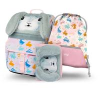 Set scolastico BAAGL Zippy Bunny - cartella, astuccio e sacca
