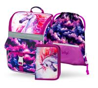 set scolastico BAAGL Zippy regno dell’unicorno - cartella, astuccio e sacca