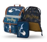 Set scolastico Harry Potter Hogwarts: cartella, astuccio, sacchetto