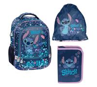 Set scolastico Stitch Paso DS26XX: zaino, astuccio, borsa