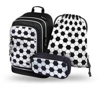 Set scolastico zaino, astuccio e sacca Cubic Goal