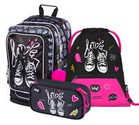 Set Scolastico Zaino, Astuccio e Sacchetto Sneakers